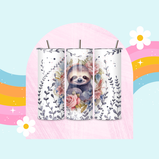Sloth drinks tumbler