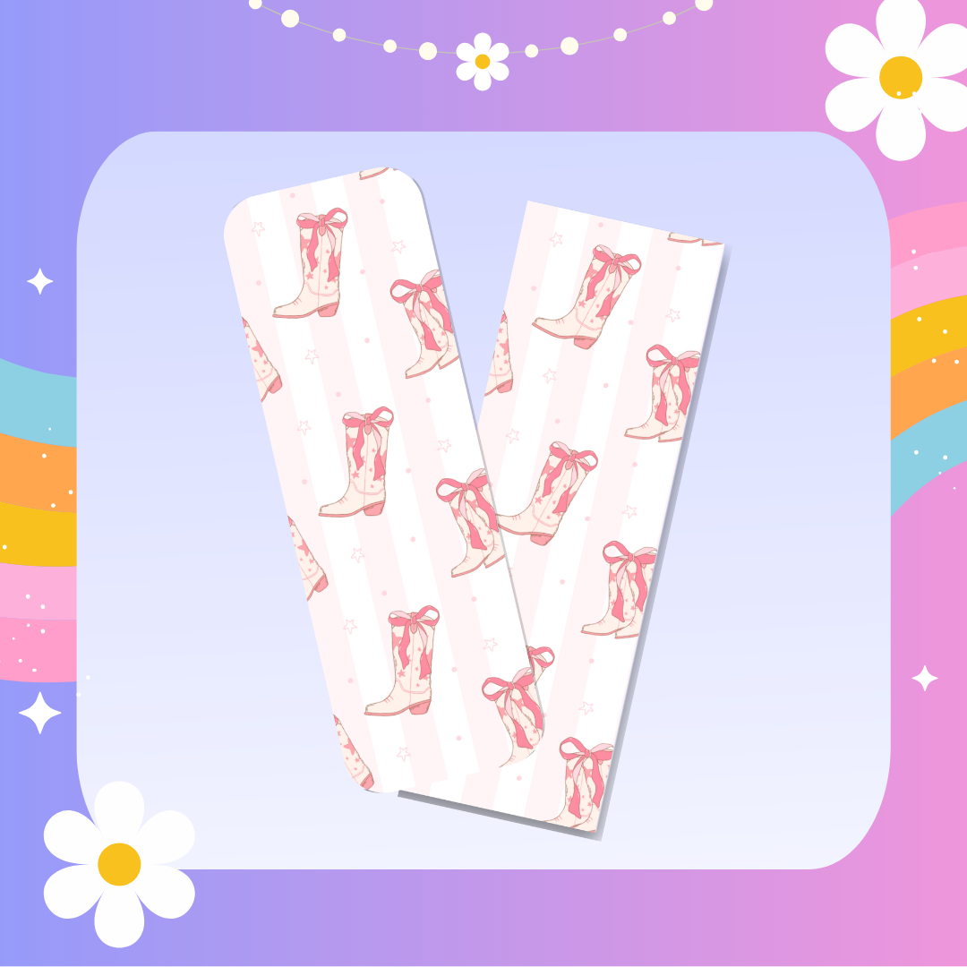 Cowboy boots bookmark