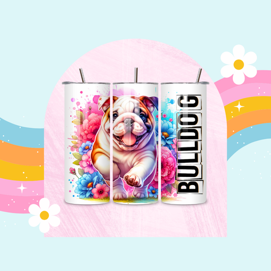 Bulldog drinks tumbler
