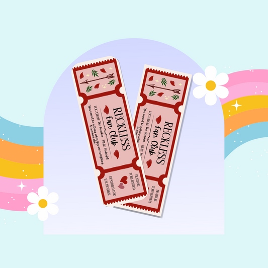 Powerless series - Reckless inspired bookmark