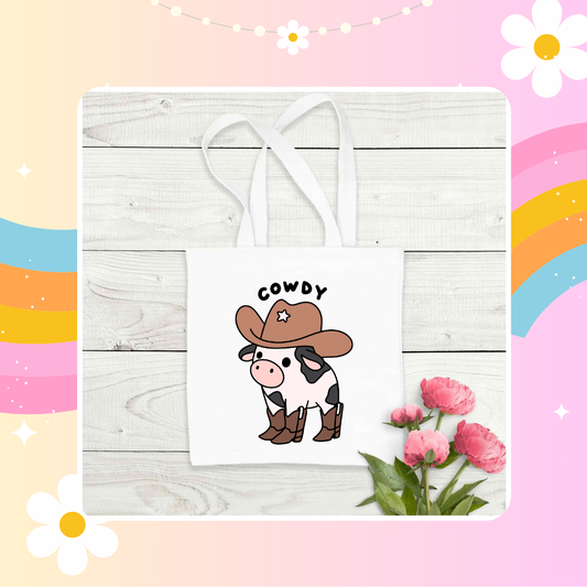 Cowdy tote bag