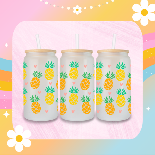 Pineapple libby glass