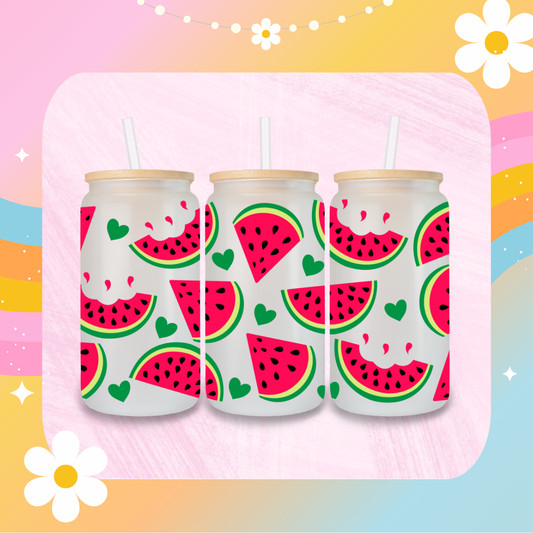 Watermelon libby glass