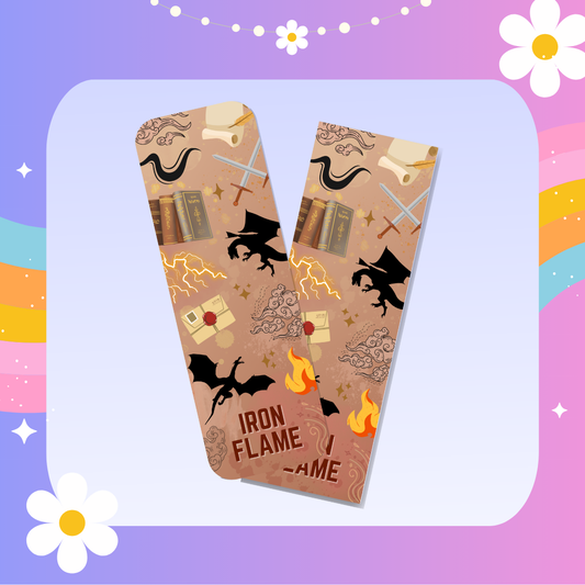Iron Flame inspired bookmark