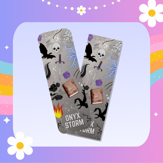 Onyx storm inspired bookmark