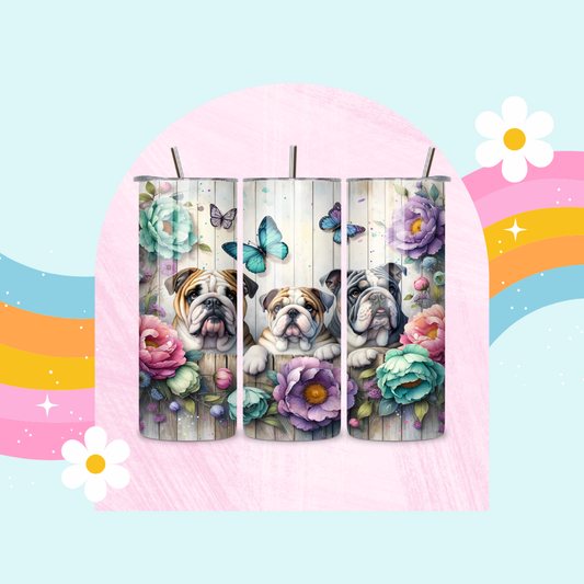 Trio bulldog drinks tumbler