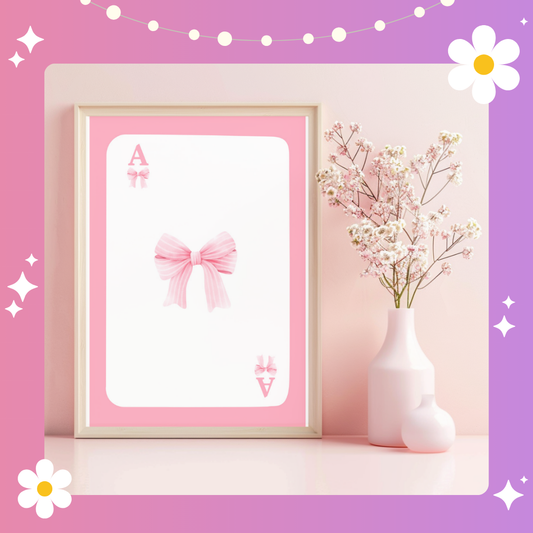 Bow ace Art Print