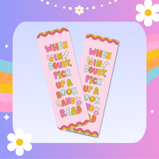 When in doubt pick up a book and read bookmark