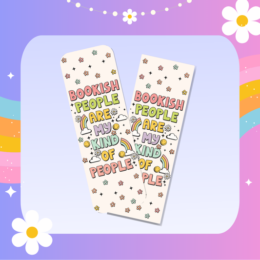 Bookish people are my kind of people bookmark