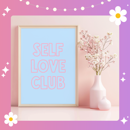 Self love club Art Print