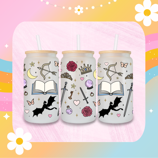 Fantasy theme Libby glass