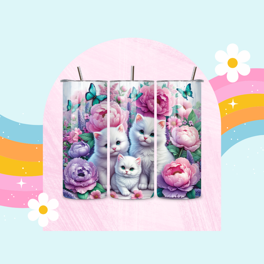 Cats drinks tumbler