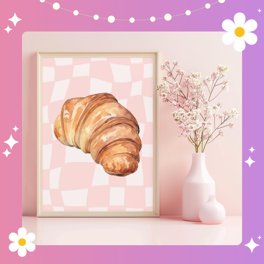 Croissant Art Print